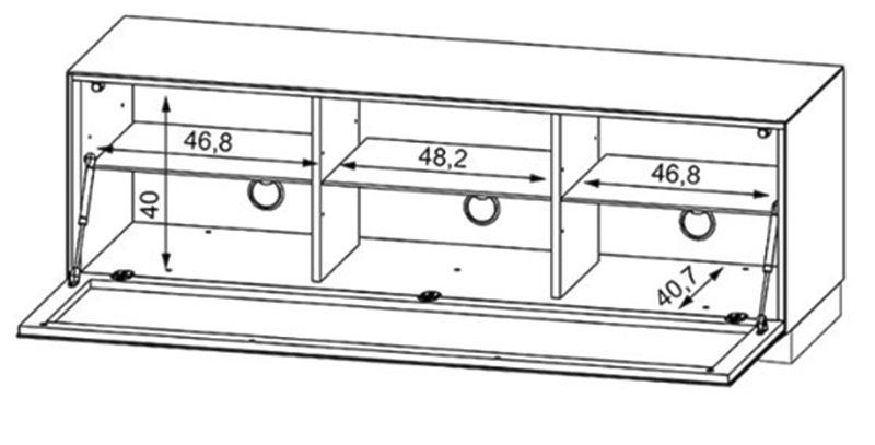 Подставка Munari RV 152/FP GR артикул 293201Si-1 фото 4