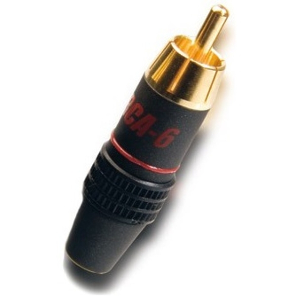 Разъем Supra RCA-6 PLUG RED BULK артикул 270264Si-1