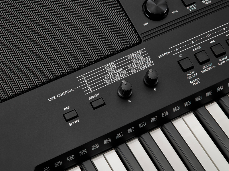 Клавишный инструмент Yamaha PSR-E453 артикул 150221Si-1 фото 5