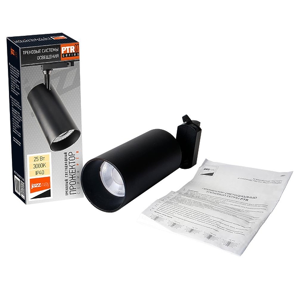Светильник трековый JazzWay PTR 0725 3000К 25Вт BL артикул 281845Si-1 фото 3