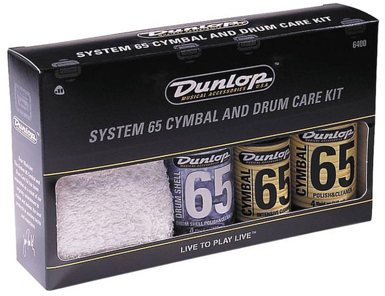 Набор для ухода Dunlop 6400 System 65 Cymbal And Drum Care Kit артикул 279729Si-1