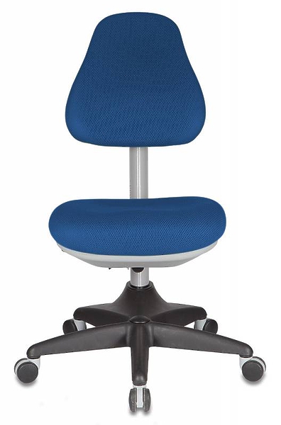 Кресло Бюрократ KD-2/G/TW-10 (Children chair KD-2 blue TW-10 cross plastic) артикул 263513Si-1 фото 3