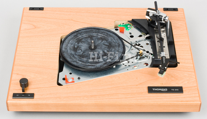 Проигрыватель винила Thorens TD 240-2 wood nuts light (картридж TAS 267) артикул 046504Si-1 фото 4
