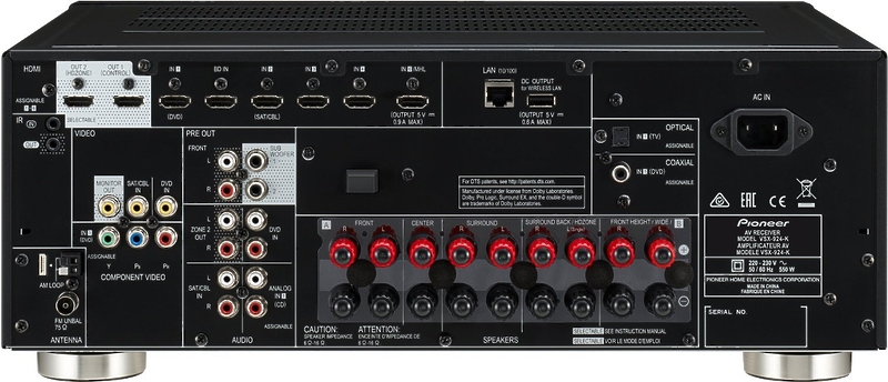 AV ресивер Pioneer VSX-924-K артикул 104569Si-1 фото 3