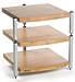 Atacama Eris ECO 5.0 Hi-Fi Single Shelf Module Silver/Dark Bamboo 125mm