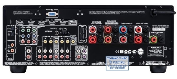 AV Ресивер Onkyo TX-SR608 black артикул 383068FV-1 фото 4