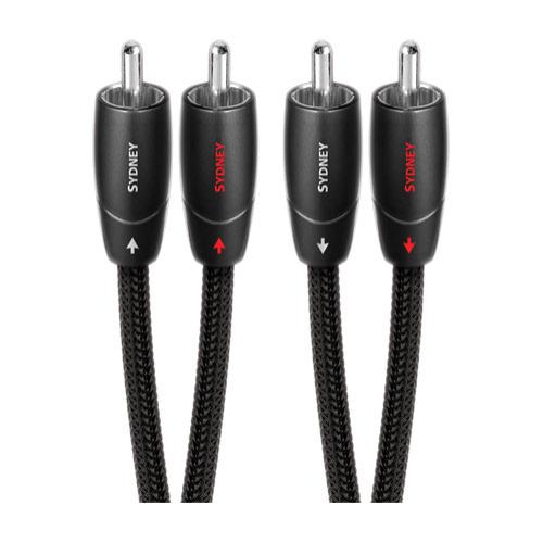Кабель межблочный аудио Audioquest Sydney 2RCA-2RCA 2.0m артикул 064319Si-1