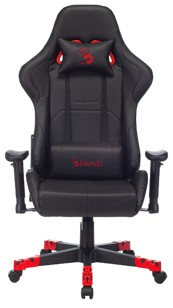 Кресло A4Tech BLOODY GC-550 (Game chair Bloody GC-550 black eco.leather cross) артикул 263445Si-1 фото 12