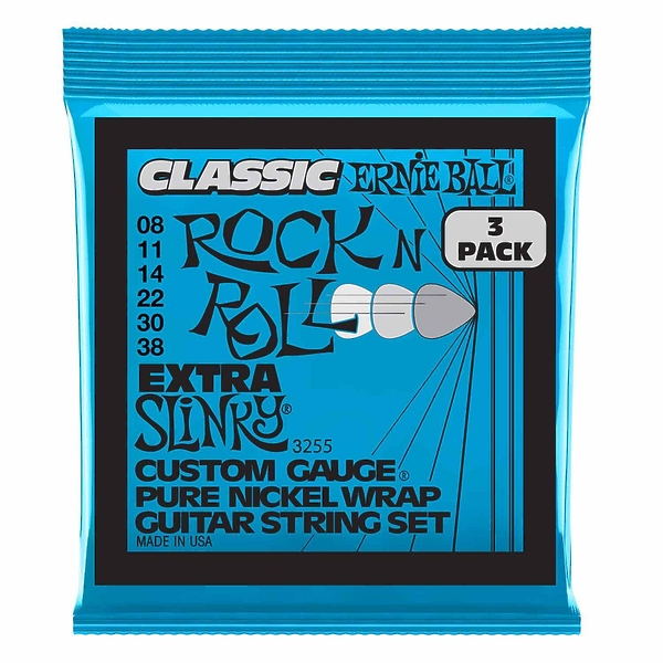 Струны для электрогитары Ernie Ball 3255 Extra Slinky Classic RnR Pure артикул 291398Si-1