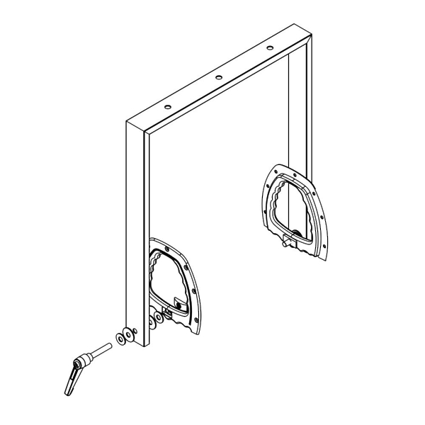 Кронштейн LD Systems DDQ 15 SB артикул 207582Si-1 фото 4