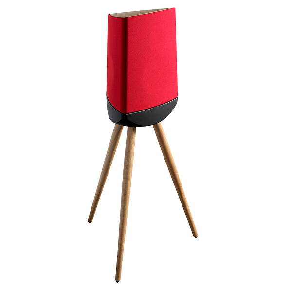Полочная акустика Lyngdorf Cue-100 red with black base артикул 294212Si-1