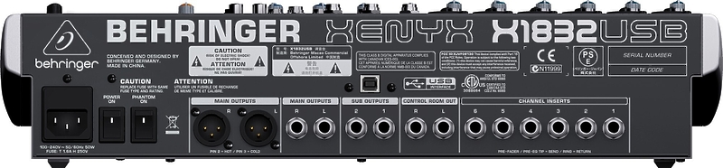 Микшерный пульт Behringer X1832USB артикул 106656Si-1 фото 6