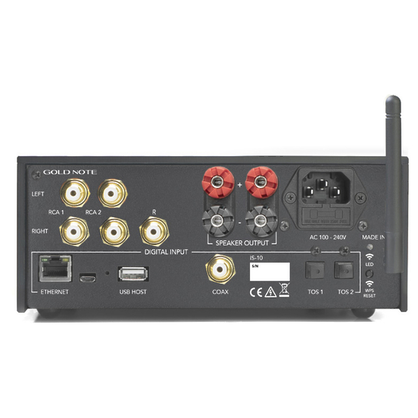 Интегральный усилитель Gold Note IS-10 black артикул 287007Si-1 фото 3