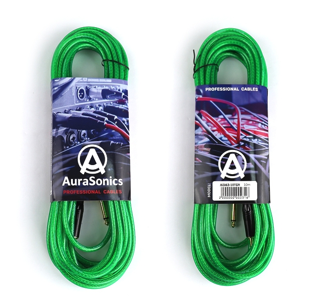 Инструментальный кабель AuraSonics J63J63-10TGR 10m артикул 297638Si-1
