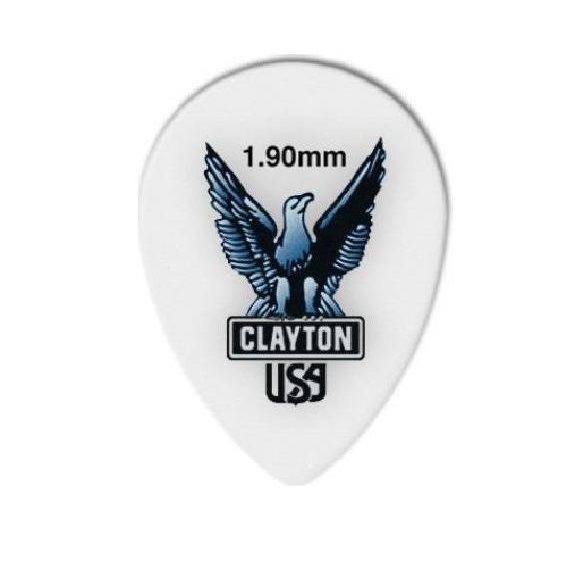 Медиаторы CLAYTON ST190/12 - 1.90 mm ACETAL polymer уменьшенный 12 шт артикул 290663Si-1