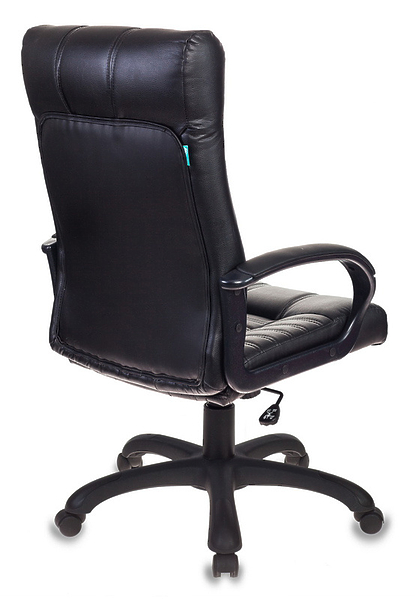 Кресло Бюрократ KB-10/BLACK (Office chair KB-10 black eco.leather cross plastic) артикул 263518Si-1 фото 6