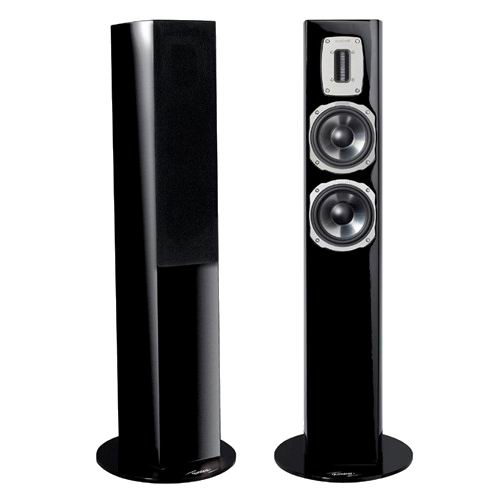 Напольная акустика Quadral Chromium Style 52 black high gloss артикул 111570Si-1