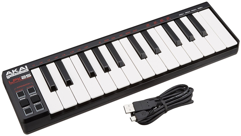 Миди-клавиатура AKAI PRO LPK25 артикул 144543Si-1 фото 7