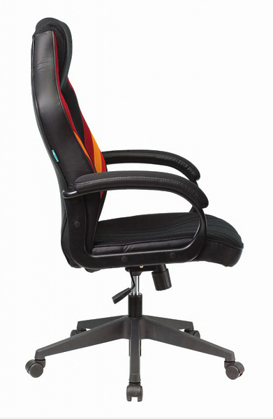 Кресло Zombie VIKING 3 AERO RED (Game chair VIKING 3 AERO black/red textile/eco.leather cross plastic) артикул 263241Si-1 фото 4