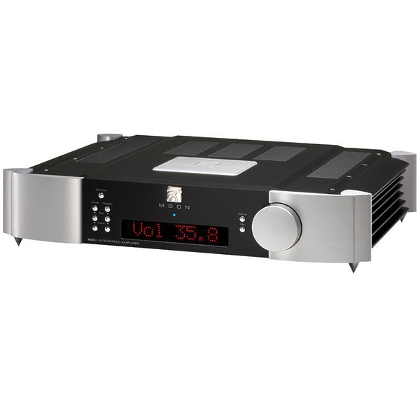 Стереоусилитель SIM Audio 600i 2 TONE (Black/Silver)\Red Display артикул 157315Si-1