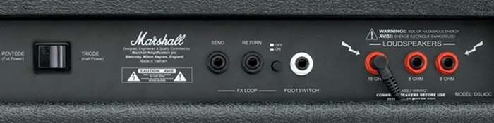 Комбо усилитель MARSHALL DSL40C артикул 131406Si-1 фото 8