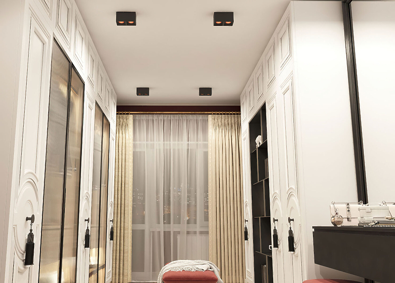 Светильник накладной Denkirs DK3085-BK+RD (Black Red) артикул 270669Si-1 фото 3