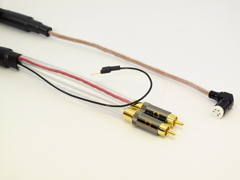 Кабель межблочный фоно Purist Audio Design 25th Anniversary Phono Cable Din-RCA 1.2m Luminist Revision (Angle) артикул 144208Si-1