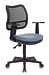 Кресло Бюрократ CH-797AXSN/26-25 (Office chair Ch-797AXSN black seatgrey 26-25 mesh/fabric cross plastic)