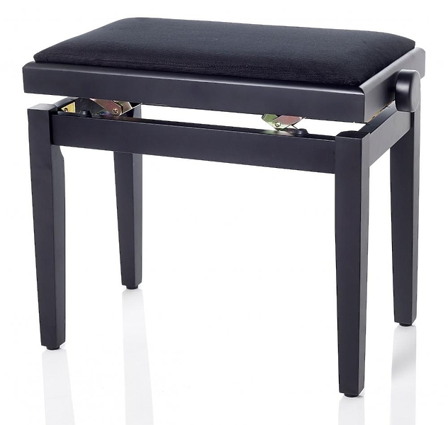 Банкетка для пианино Bespeco SG101BSVN Matt Black/Black Velvet артикул 257096Si-1