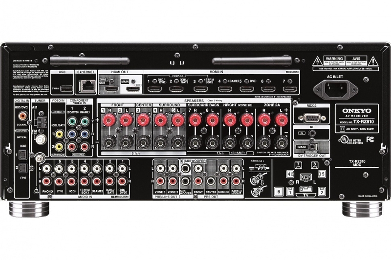 AV ресивер Onkyo TX-RZ810 black артикул 145959Si-1 фото 4
