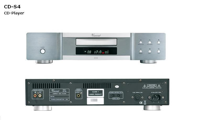 CD проигрыватель Vincent CD-S4 silver артикул 381985FV-1 фото 5