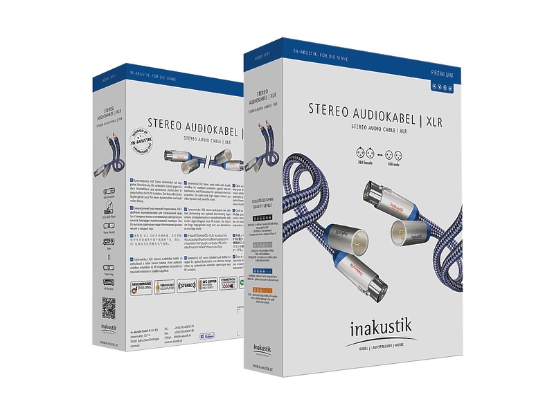 Кабель межблочный In-Akustik Premium Audio Cable XLR 3.0m #0040503 артикул 165773Si-1 фото 3