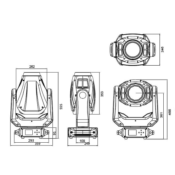 Световое оборудование Silver Star SS658SC PLUTO 200 артикул 190072Si-1 фото 5