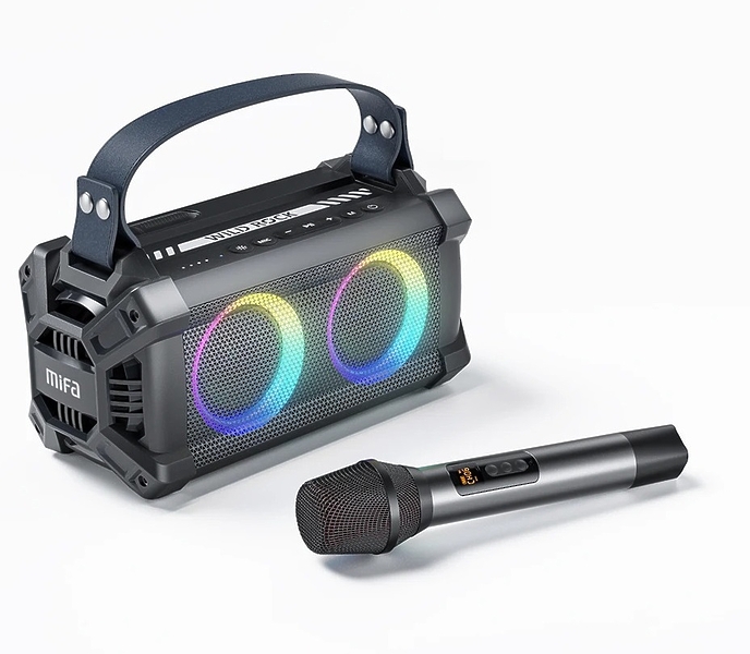 Беспроводная Outdoor колонка-караоке MIFA WildRock Black артикул 317988Si-1 в интернет-магазине «HiFiRussia»