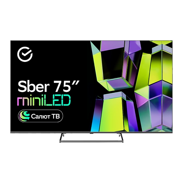 LED телевизор Sber SDX 75UML7450 артикул 334809Si-1