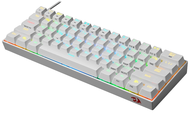 Игровая беспроводная клавиатура Redragon DRACONIC белая артикул 324019Si-1 фото 6