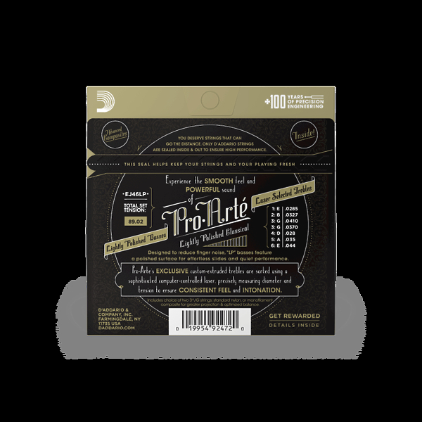Струны для классической гитары D'Addario EJ46LP артикул 308144Si-1 фото 3