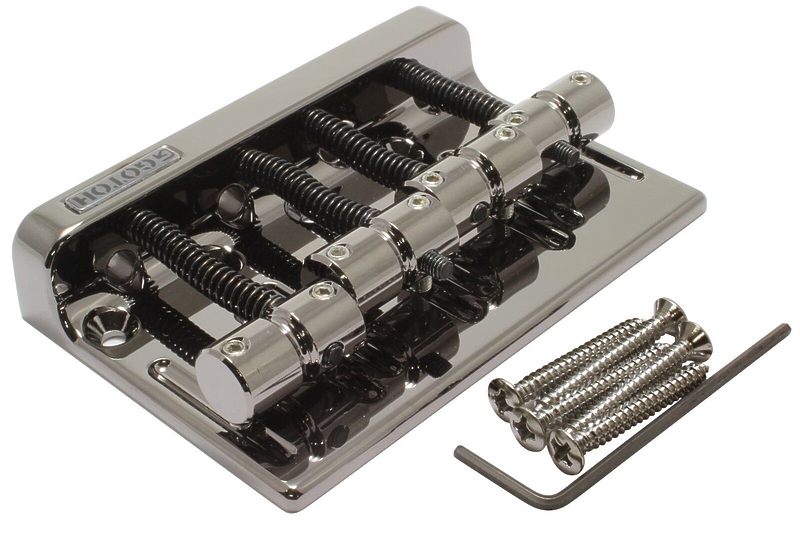 Бридж для бас-гитары Gotoh 201B-4-CK артикул 308243Si-1