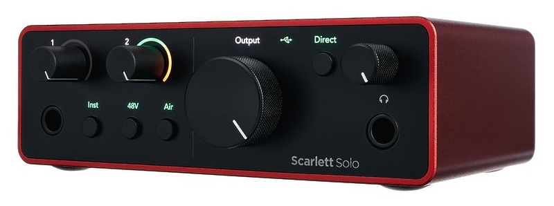 Звуковая карта FOCUSRITE Scarlett Solo 4th Gen артикул 307004Si-1 фото 9