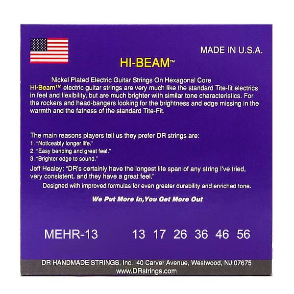 Струны для электрогитары DR MEHR-13 артикул 333064Si-1 фото 3