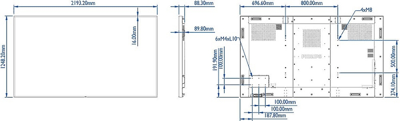 LED панель Philips BDL9870EU/00 артикул 139979Si-1 фото 4