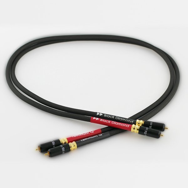 дубль Кабель межблочный аудио Tellurium Q RCA Black Diamond 1.0m артикул 138826Si-1