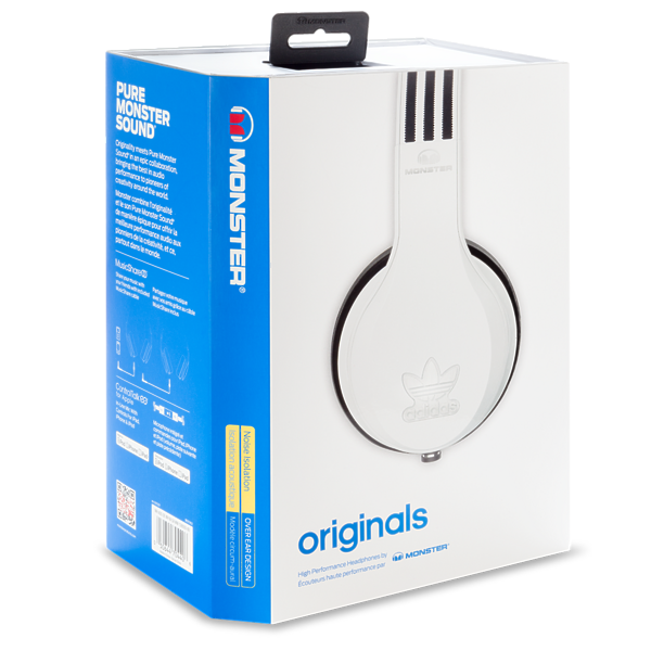 Наушники Monster Adidas Originals Over-Ear Headphones White (137013-00) артикул 120205Si-1 фото 7