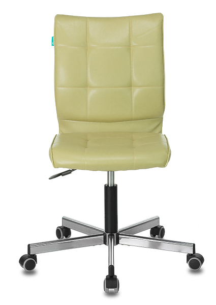 Кресло Бюрократ CH-330M/GREEN (Office chair CH-330M green Best 79 eco.leather cross metal хром) артикул 263227Si-1 фото 3
