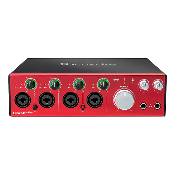 Звуковая карта FOCUSRITE Clarett 4Pre артикул 144487Si-1 фото 6