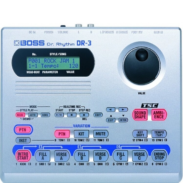 Драм-машина Boss DR-3 артикул 318573Si-1
