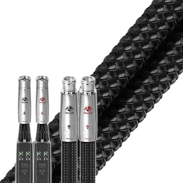 Кабель межблочный аудио AudioQuest Dragon XLR-XLR 2 м артикул 297169Si-1