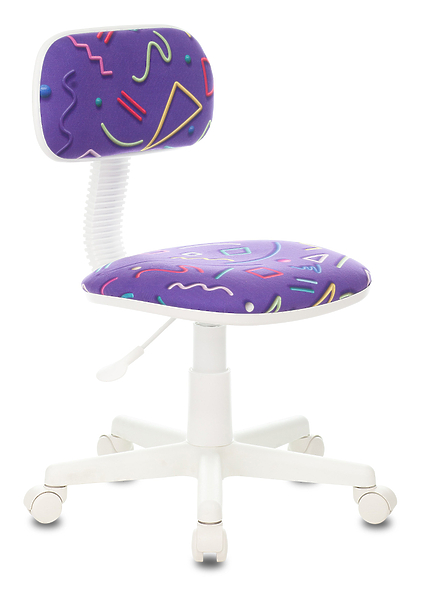 Кресло Бюрократ CH-W201NX/STICK-VIO (Children chair CH-W201NX violet Sticks 08 cross plastic) артикул 263270Si-1