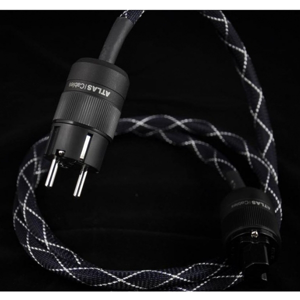 Сетевой кабель Atlas Eos MKII 2.0mm (Rhodium Schuko-IEC) 1.0m артикул 121149Si-1