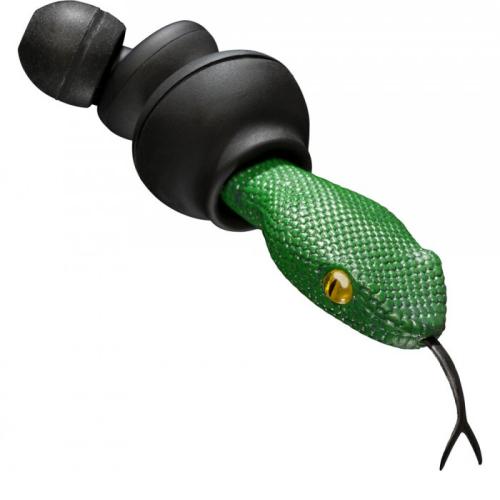Наушники Quarkie Viper head green артикул 214897FV-1